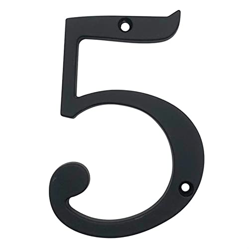 Numéro de porte 3D haut de gamme 101mm élégance flottante pour design de façade