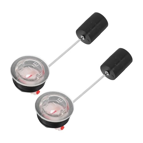 BUGUUYO 2 Manómetros de Repuesto para Generador Compatible Et950 650 145 154 168F 170 Indicador Nivel de Combustible Varilla Metálica Larga Medidor Preciso para Tanque Paquete de 2
