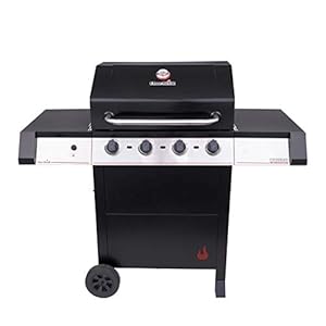 Char-Broil 463330521 Performance TRU-Infrared 4-Burner Cart-Style Liquid Propane Gas Grill, Black