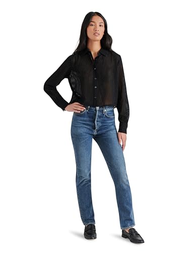 Steve Madden Contemporain Femme - Escarpins Chic en Cuir Noir
