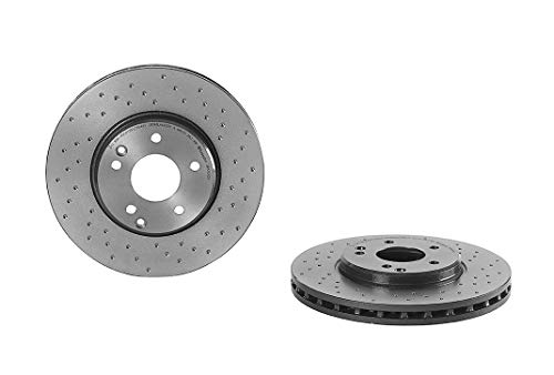 Brembo Xtra 09.8304.2X - Disco Freno Forato Anteriore, Set di 2