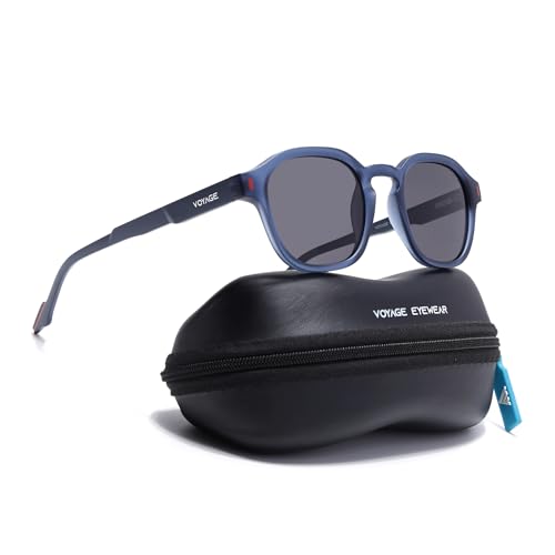 Image of Voyage Square UV Protected & Polarized Sunglasses for Men & Women