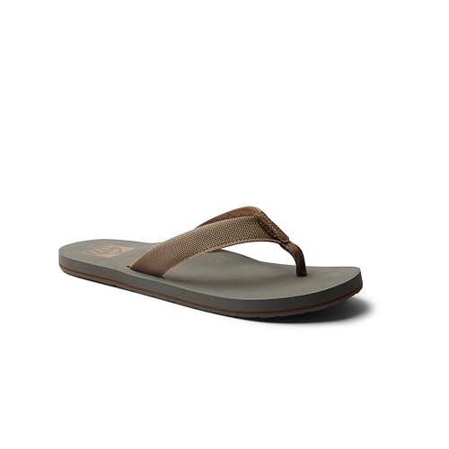 Reef Twinpin Mens Beach Flip Flop, Soft Cushion Footbed, Water Friendly, Tan/Grey, 13 - image 7