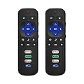 Nebutraxion (Pack of 2) Universal Replacement Remote for Roku TV, Compatible with TCL, Hisense, Onn, Sharp, Sanyo, Westinghouse, Element, Philips, RCA TVs, No Setup Required, NOT for Stick or Players