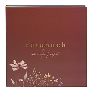 Album ślubny Goldbuch Blumenliebe Bordeaux