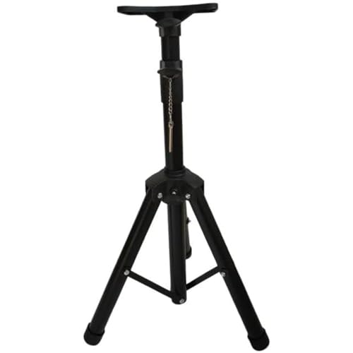 スピーカースタンド、スピーカー台伸縮式本棚スピーカースタンド、ファミリーステージ演出会議室に最適 高さ調節可 折りたたみ式 スピーカースタンド (60-120cm)