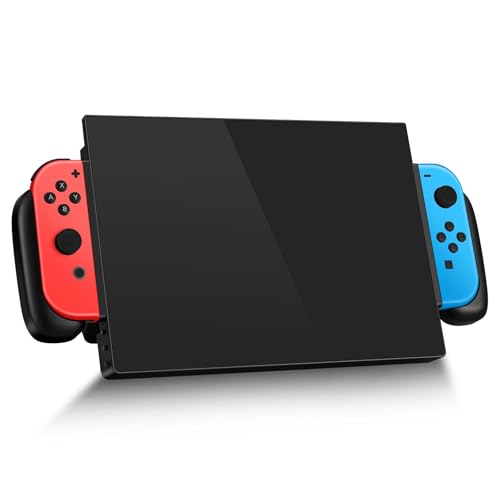 Image of Fully Integrated Portable Monitor for Switch, Removable 18650 Battery(not Included),1080P 10.1 inch Extender Screen with USB Type-C, Compatible for PC Laptop Smartphone