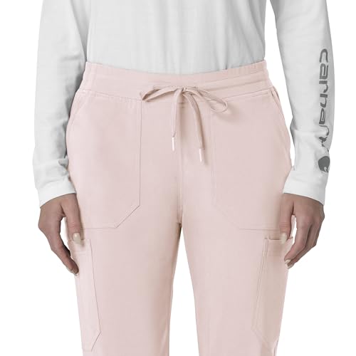 Carhartt Force Cross-Flex Women's Cargo Jogger Scrub Pant, Soft Rose - image 4