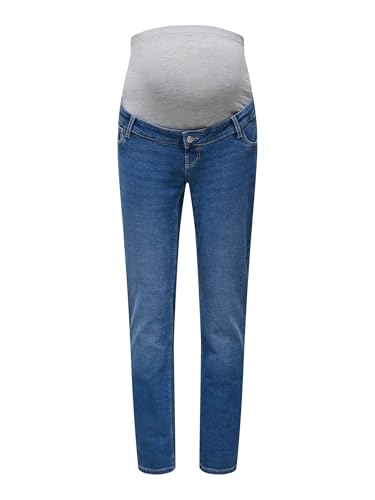 ONLY MATERNITY Damen Olmcruz Skinny DNM Pimbox, Medium Blue...