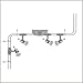 Produktbild Paulmann Rail System Sheela Z 150, 4 x 35W, GU5,3 Nicke