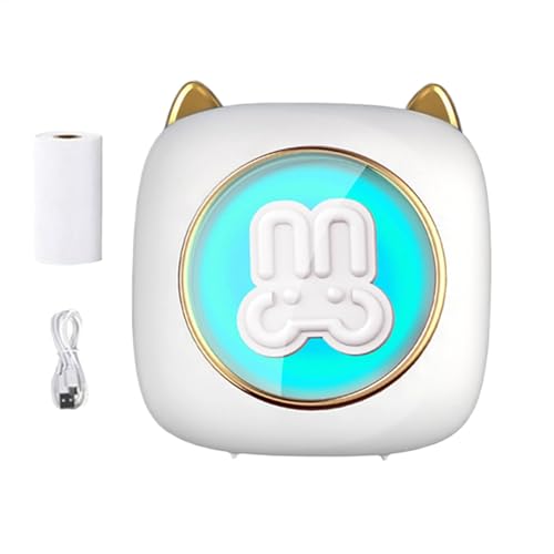 Stampante termica piccola portatile - compatta per adesivi per senza inchiostro - fotografica versatile per fotografic