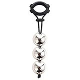 BDSMYEE Pennisring dehnbar Silikon mit metal Balls,Verstellbare Penisringe mit Hodengewicht,Hodenstrecker Ballstretcher,Eichelring für Penisvergrößerung,Sex Spielzeug für die Männer extrem (520g)