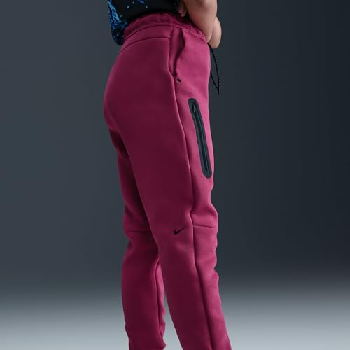 Nike Sportswear Tech Fleece Girls' Joggers (Sweet Beet/Black/Black)3