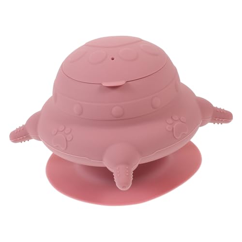 Levemolo Puppy Food Bowl Set Silicone Puppy Milk Feeder Realistic Nipples for Small Pets Kitten Feeder Suction Bottom