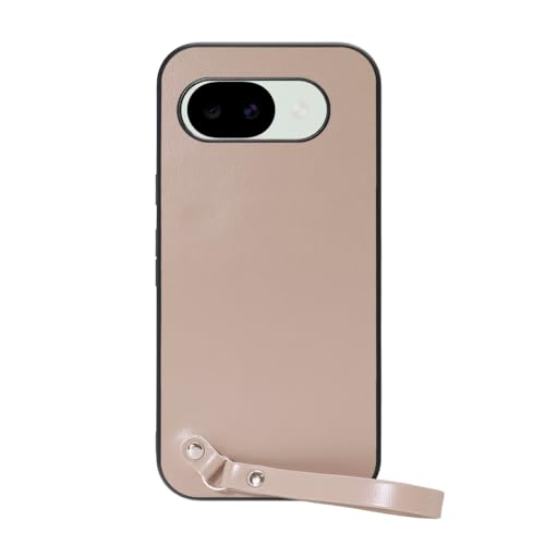 LOOF MACARON-SHELL �{�v ���U�[ �X�g���b�v�t�� �X�}�z�P�[�X for Google Pixel 10a �p �P�[�X �J�o�[ �X�g���b�v �X�g���b�v�z�[�� �}�J���� ���킢�� �V���v�� �ϏՌ� ���^ �y�� leather [�����u�����L��
