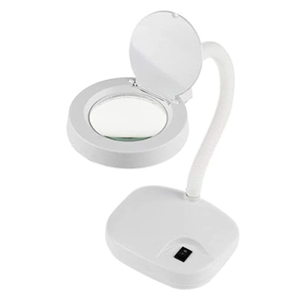 SaryEdge Magnifying Glasses Magnifier Desktop Foldable Children Hobby Night Book Reading Crafts Jewelry Identification Hd Led Handheld Versatile,