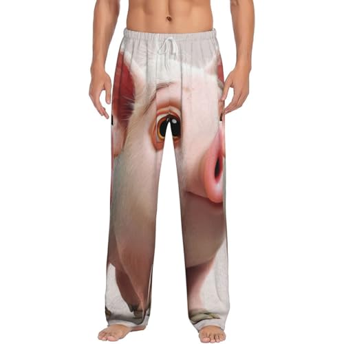 Pantalon de pyjama homme micropolaire vêtements de nuit décontracté à carreaux