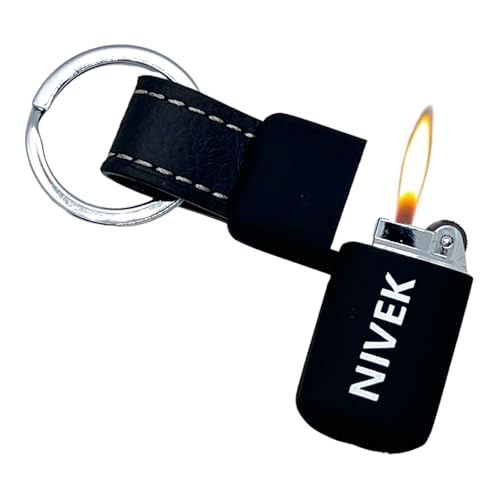 Encendedor NIVEK Mini Llavero Compacto Negro miniatura 1