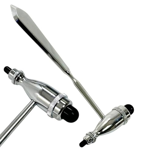 1PC Tromner Reflex Hammer w/Pointed Handle Tip, Neuro Examination Diagnostics Instrument - Physical Therapy Reflex Hammer