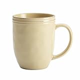 Rachael Ray Cucina Dinnerware Stoneware Mug, 12-Ounce, Almond Cream