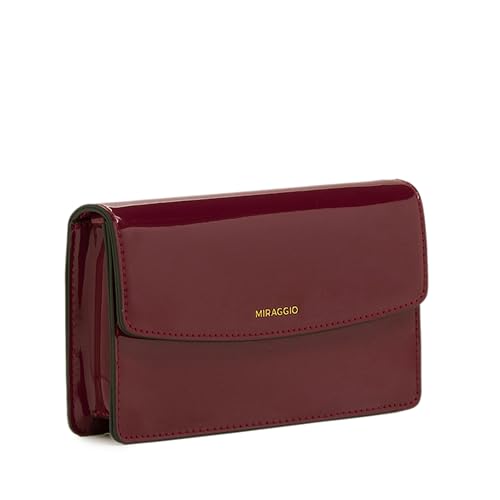 Image of Miraggio Tilly Clutch With Golden Chain Strap | Shoulder Clutch Bag For Women | Soft-Shine Clutches | Gift Items For Women