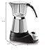 De'Longhi EMK6 for Authentic Italian Espresso, 6 Cups, One Size, Stainless Steel,