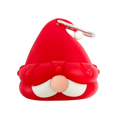 Soporte para bolsas de excrementos, herramienta ligera con forma de gnomo, bonito dispensador de bolsas para excrementos de perro, para mascotas, familiares, amigos, aventuras al aire libre, compras