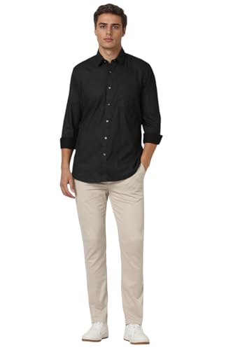 Image of Van Heusen Casual Printed Shirt for Men| Premium Cotton| Full Sleeves| Slim Fit |Breathable Fabric