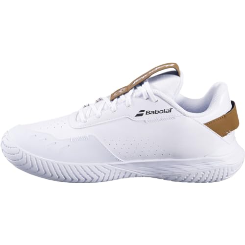 Babolat Men's SFX Evo All Court Wimbledon Limited Edition Tennis Shoes (White/After Dark)3