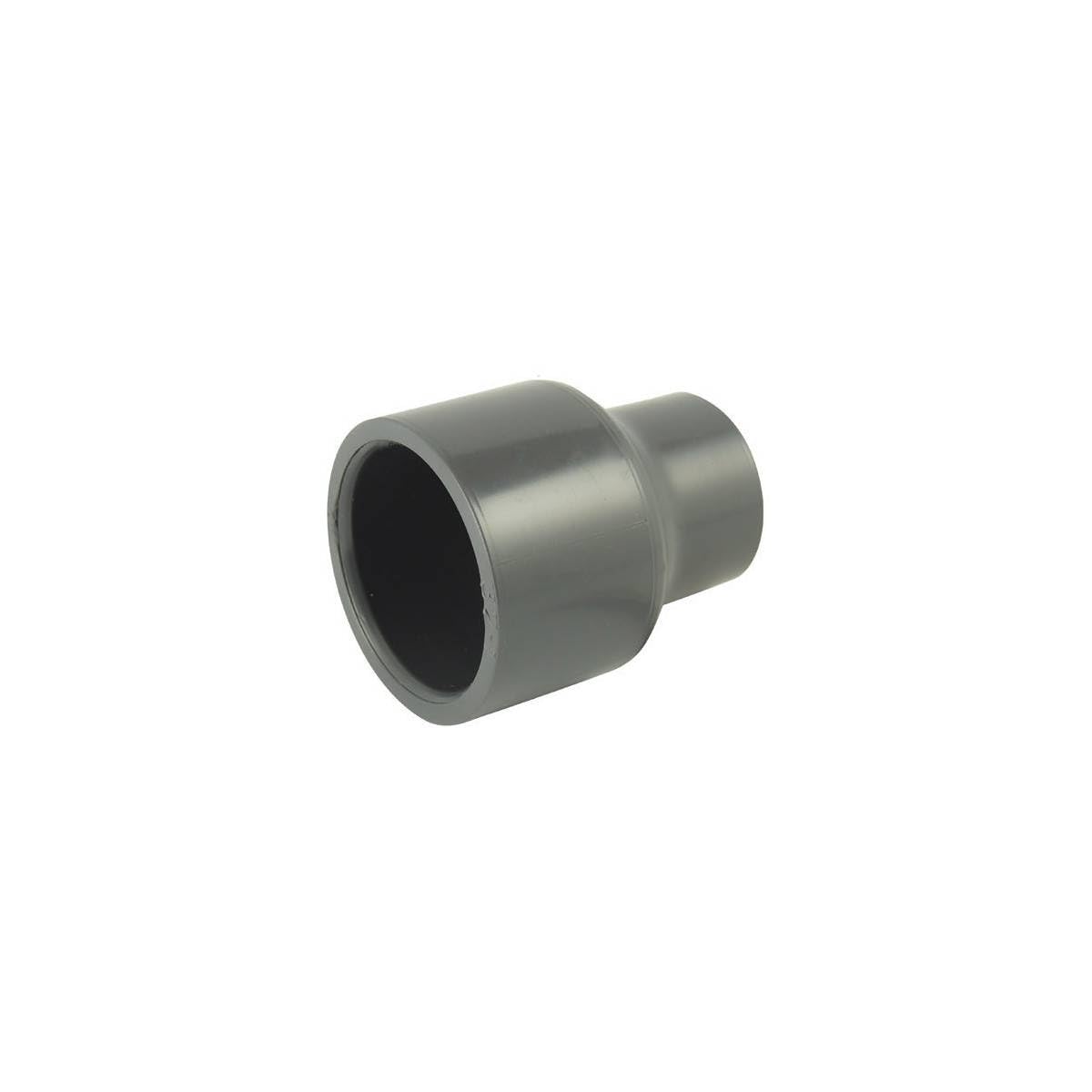 Manchon réduit Femelle Femelle PVC-​U à coller PN16 : Réduction haute pression - Ø A: 40mm | Ø B: 50mm | Ø C : 32mm