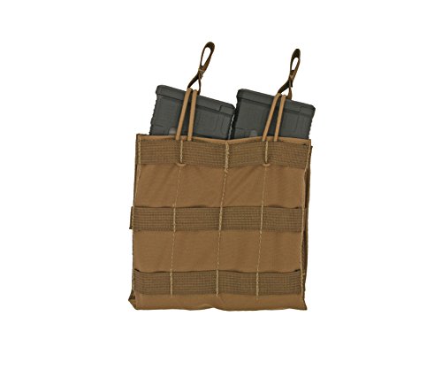 Tactical Tailor (10067LW-14) Fight Light 5.56 30-Round Double Mag Panel, Coyote Brown