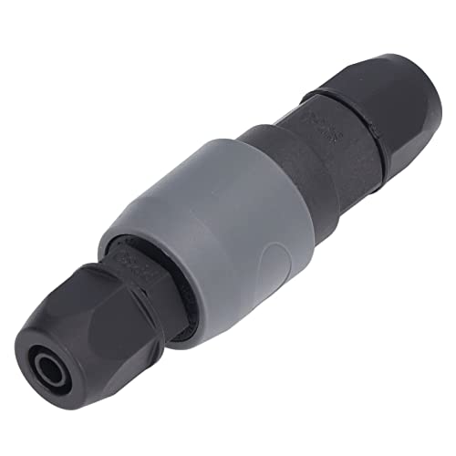 Accesorios Neumáticos Tipo C, Accesorios de Compresores de Conector Rápido de Tubo de PU Autoblocante de Acero Plástico para Equipos de Automatización (SP30+PP30)