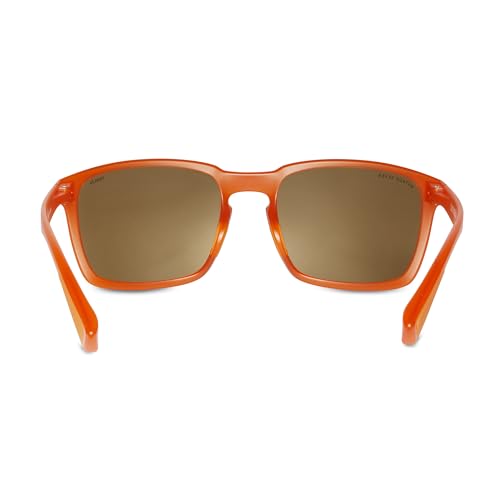 Method Seven Silverton TRAIL26 Sunglasses for Trail Runners (Translucent Orange)4