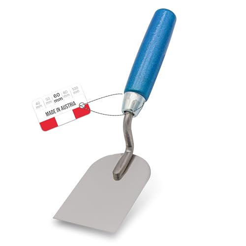 WERKFIT Profi Gipserkelle aus Edelstahl 60mm - Gipserspachtel...