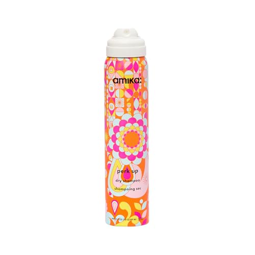 amika perk up talc-free dry shampoo, 2.5oz | refreshes roots with a voluminous ‘oomph’ between...