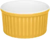 RAMEQUIM PORCELANA AMARELO 8X4CM 100ML OXFORD