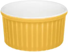 RAMEQUIM PORCELANA AMARELO 8X4CM 100ML OXFORD