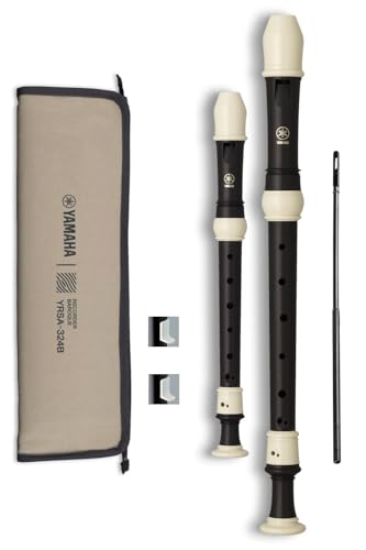 Yamaha ソプラノ・アルトリコーダー 木製 3ピース2本セット 31qAAVHdHWL.jpg