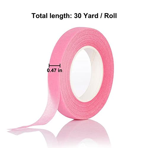 Jafirous 12 Pcs Colorful Floral Tape, Floral Stem Wrap Tape Bouquet Wrap Tape Bouquet Making Tapes Flower Stem Wrap For Bouquet Stem Wrapping, Floral Arrangement And Crafts #TOP3