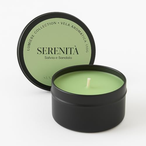 Vela aromática Serenitá (Sálvia e Sândalo) Lumiere Collection 110...