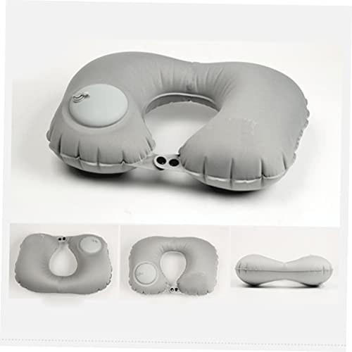 Set 2 Almohadas cervicales tamaño 46x29 cm gris miniatura 4