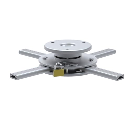 KIMEX - Support pour projecteur - Montage au plafond - Fonction rotative/inclinable - Hauteur 6 cm - 052-1000