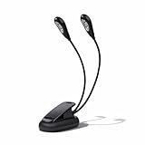 GRAND ACCESSOIRE: Cette lampe LED à pince est un excellent accessoire pour le pupitre, le chevet, la lecture de nuit et d'autres utilisations.