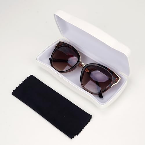 Image of Linkidea Oversized Sunglasses Case, Large Frame Glasses Case for Sunglass, Eyeglasses Travel Bag Compatible with Warby Parker Lottie /Roosevelt /Gael QUAY HIGH KEY TWIST /LEVEL UP