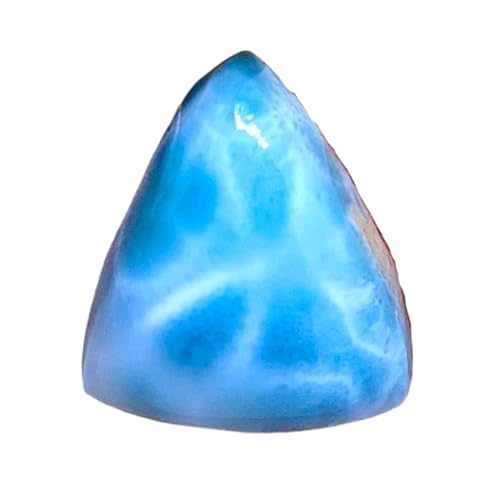Larimar triangle naturel calibré 19mm pour réparer ou fabriquer un collier