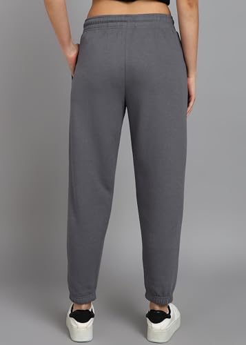 Image of Alan Jones Clothing Women's Regular Fit Mid Rise Fleece Jogger Regular Pants Winterwear