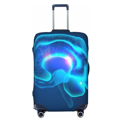 Brain Health Care Medical Luggage Cover for Suitcase, Suitcase Cover Protector Fit 29-32 Inch Luggage Travel Accessories, XL