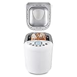 MEDION Macchina per il pane fino a 1000g, macchina del pane con 19 programmi, funzione mantenimento calore, robot da cucina multifunzionale, impastatrice, fornetto elettrico con timer, MD 11011