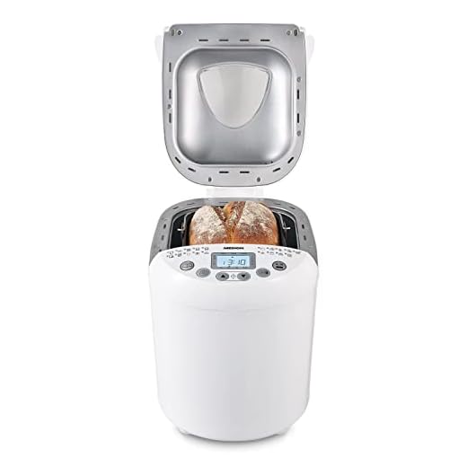 MEDION Broodbakmachine (550 watt, tot 1000 g, 19 bakprogramma's, 3 bruiningsniveaus, warmhoudfunctie, tijdvoorkeuze MD 11011)