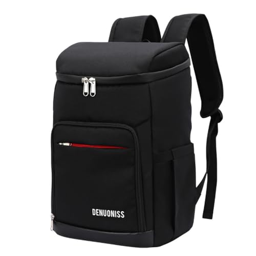 Sac à dos isotherme étanche anti-fuite grande capacité noir A422